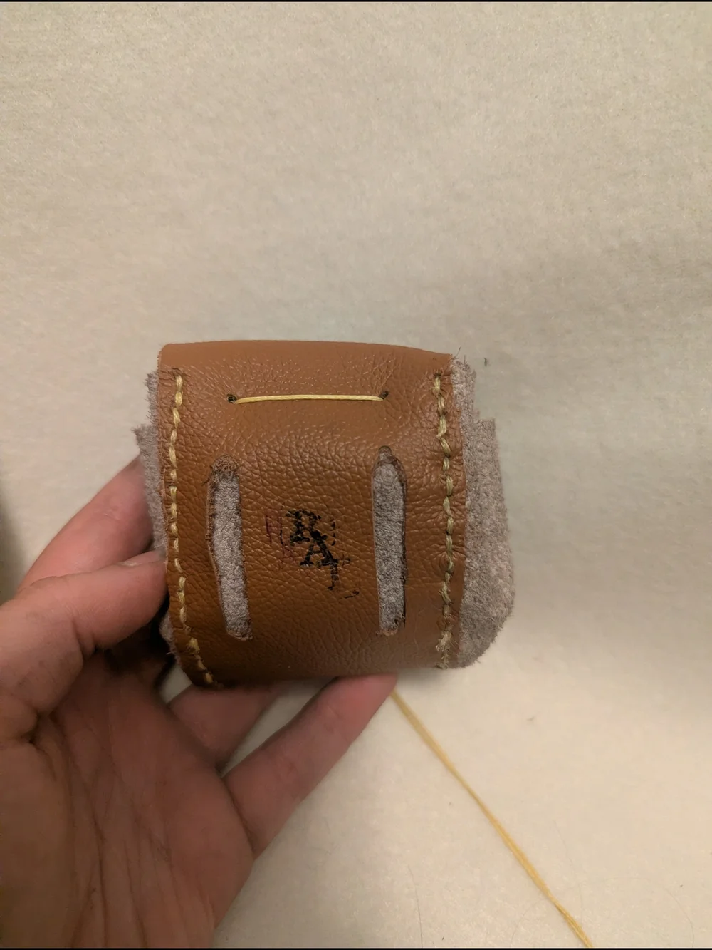 Genuine Handmade Leather Teacup Holster & Teabag Holster Set
